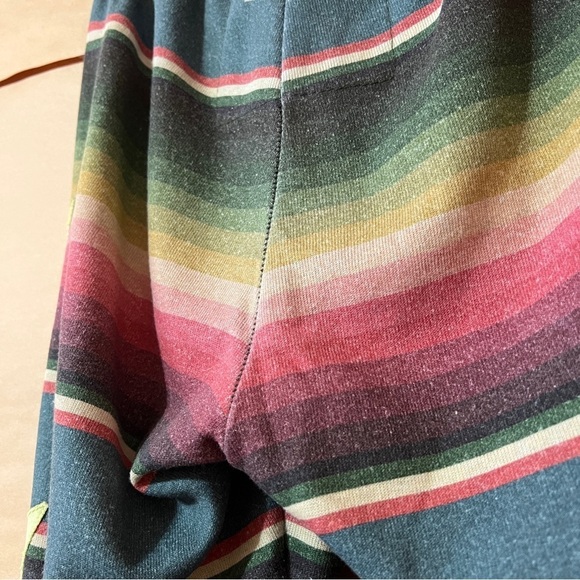 Aviator Nation Serape Tulum Bolt Stitch Sweatpants Pull-On Pants Stripe Size XS - Picture 11 of 14